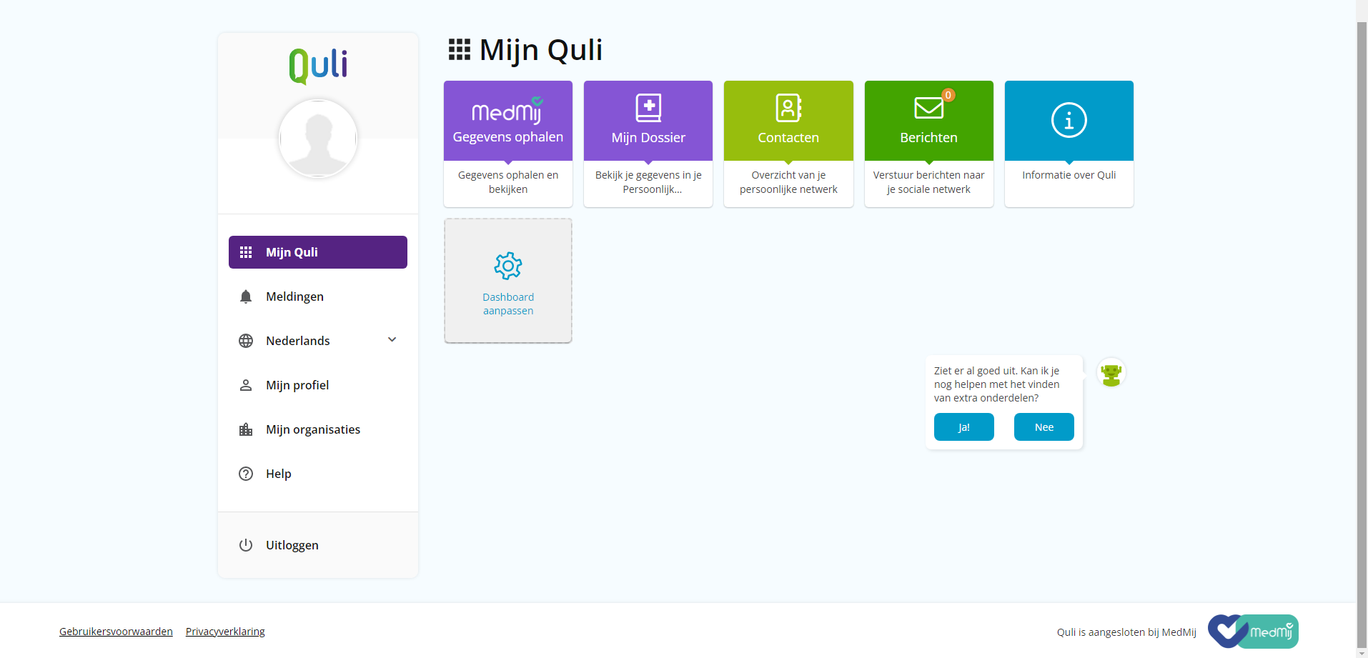 Startpagina Quli