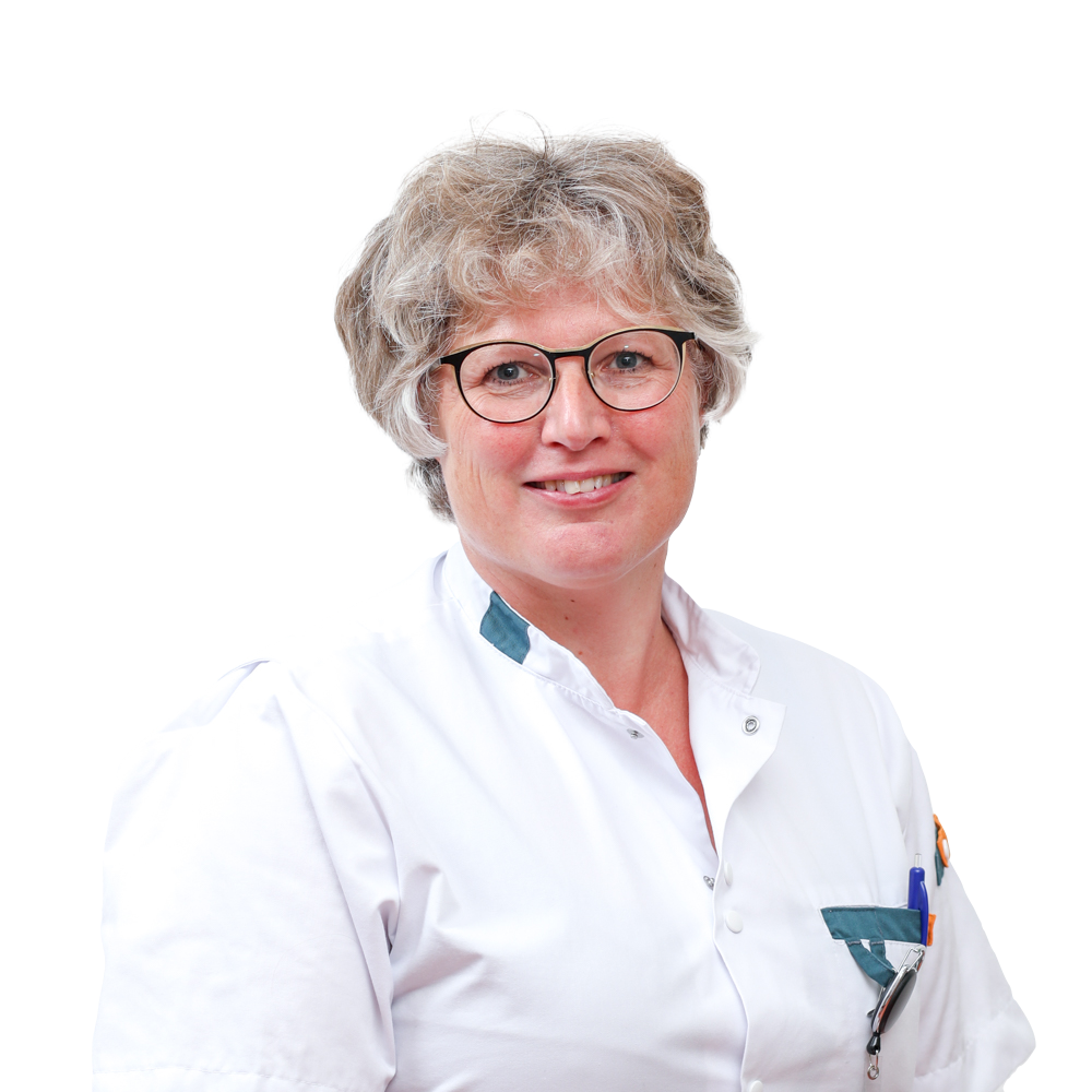 Pasfoto van J.B. (Hanneke) van der Stelt-Vrijenhoek