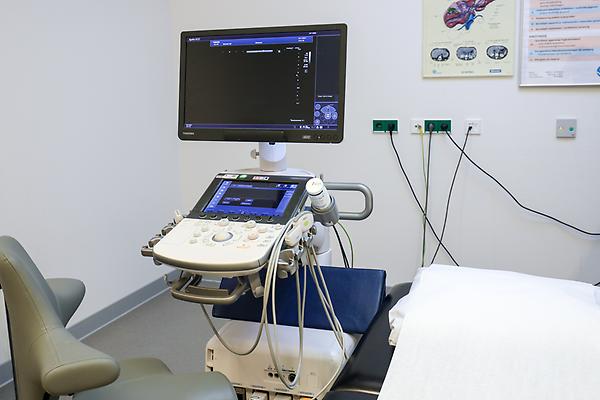 Echograaf bij Radiologie