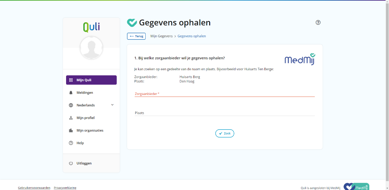 Zorgaanbieder zoeken Quli Zorgaanbieder zoeken Quli