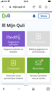 Startscherm Quli